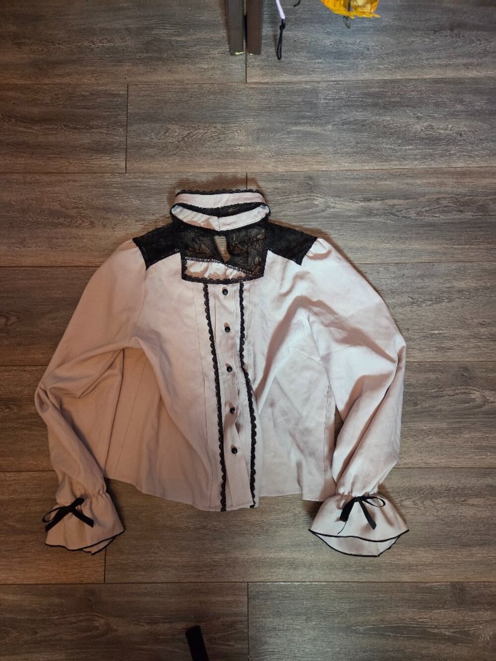 Japanese Dear My Love brand blouse in a Grey pink color!